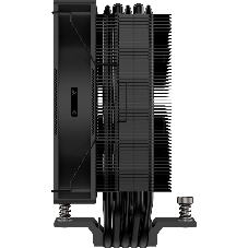 Кулер для процессора PCCooler RT500 BK (240W, 4-pin PWM, LED temp., 152мм, Al/Cu, 5x6мм, 1x120мм, 73.32CFM, 34.9dBA, 2200RPM, S: 1851/1700/1200/115X, AM5/AM4, черный)