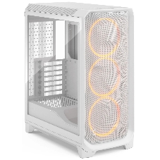 Корпус Fractal Design Meshify 3 White RGB TG Clear Tint, Midi-Tower, белый, 3 x 140 мм