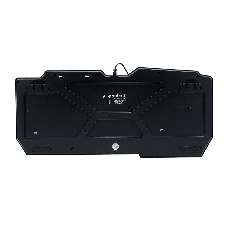 Проводная игровая клавиатура Gembird KB-G450L, полноразмерная, 104кл+4доп, 12Fn, подсветка 3 цвета, подставка для тел, 1.5м, черная