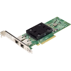 Адаптер Dell Dual port Broadcom 57416 10Gbit Base-T PCIe LP for 14G (540-BBVM) (Не продается отдельно, только в составе комплекта) Адаптер Dell Dual port Broadcom 57416 10Gbit Base-T PCIe LP for 14G (540-BBVM) (Не продается отдельно, только в составе комплекта)