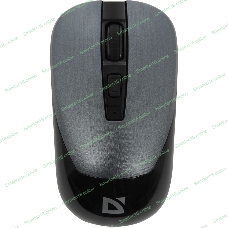 Мышь беспроводная Defender Wave MM-995 серебристый, 1600 dpi, радиоканал, USB, кнопки - 4
