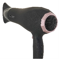Фен DELTA LUX DL-0941 черный/розовый, 2200 Вт, ионизация