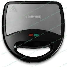 Сэндвичница Starwind SSW2346 750Вт черный/серебристый