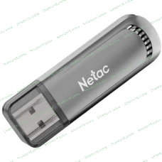Флешка USB Netac UA61B (NT03UA61B-064G-32GM), 64Gb, USB 3.2, R/W 150/45, серый