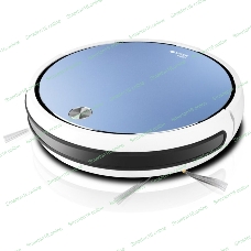 Робот-пылесос Vitek VT-1805 (MC) голубой/белый, 2500 мА·ч Li-Ion, уборка влажная/сухая, пылесборник контейнер 0.5 л