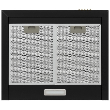 Вытяжка каминная KRONA Bella Retro 600 PB черный, 59.6 см, 1300 куб. м/ч, 56 дБ