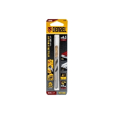 Сверло спиральное по металлу Denzel 6,5 x 93мм, Р6М5, Golden Tip, многогранная заточка