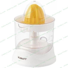 Соковыжималка Scarlett SC-JE50C02 белый, цитрусовая, 25 Вт, 700 мл, механическое