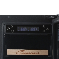 Винный шкаф Libhof CX-19 черный, 60 л, 1 отсек, 19 бут., класс B