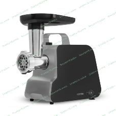 Мясорубка электрическая Centek CT-1603 черный, 2000 Вт, 2.0 кг/мин, реверс, защита от перегрузки, насадки - 4
