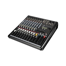 Микшер INTREND ITMIX-8-2 аналоговый, 12 входов (8 аналоговых, 1 стерео, 2 USB), 2 группы, эффекты