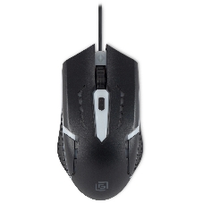 Мышь проводная Oklick 398G черный, 2400 dpi, USB, кнопки - 4