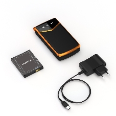 Мобильный телефон Maxvi E11 черный/золотистый