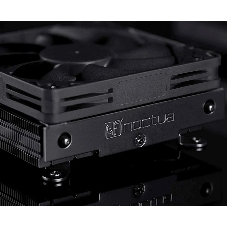 Кулер для процессора Noctua NH-L9i chromax черный, 92 мм, медь, 2500 об/мин, 23.6 дБ, 4 pin PWM, 95 Вт, высота 37 мм