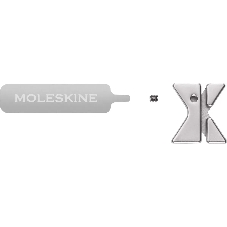 Шильд-символ Moleskine Zodiac Стрелец, металл, серебристый, коробка с европодвесом, PINSAGITTARIUSSILV