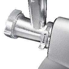 Мясорубка электрическая Korting KMG 0604 X серебристый, 2500 Вт, 3.5 кг/мин, реверс, защита от перегрузки, насадки - 6