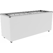 Морозильный ларь FROSTOR GELLAR FG 700 C, белый/серый, 590л, 7 корзин