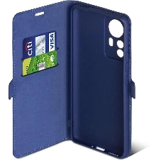 Чехол (флип-кейс) DF xiFlip-79, для Xiaomi 12 Pro, синий xiflip-79 (blue)