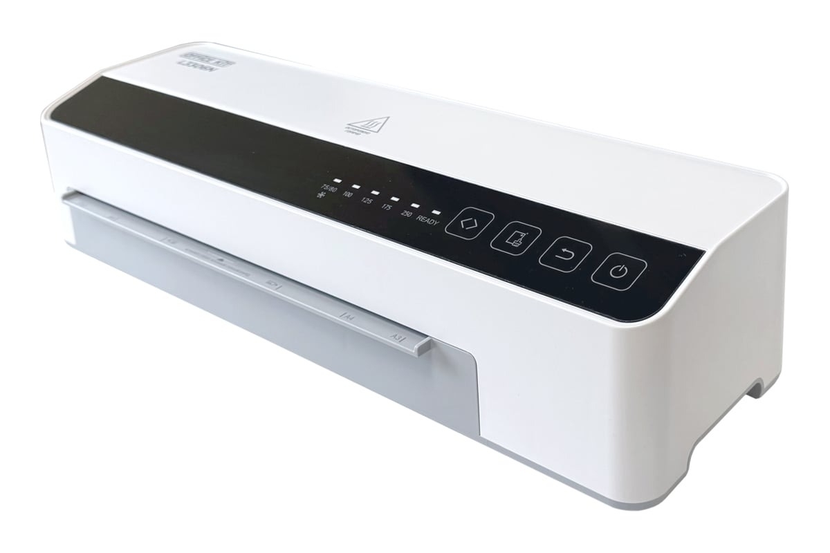Ламинатор Office Kit L3306N белый/черный A3 (75-250мкм) 100см/мин (6вал.) хол.лам. лам.фото реверс