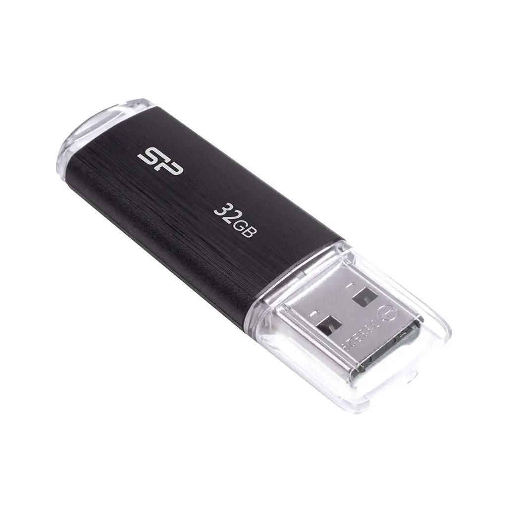 Флешка USB 32Gb Silicon Power Ultima U02 (SP032GbUF2U02V1K), USB 2.0, черный