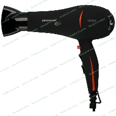 Фен Polaris PHD2038Ti черный/красный, 2000 Вт, ионизация