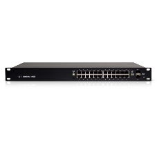 Коммутатор Ubiquiti EdgeSwitch 24 250W, 24×1 Гбит/с PoE + 2×1 Гбит/с SFP, управляемый
