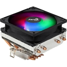 Кулер для процессора AeroCool/Formula Air Frost 4 черный, 90 мм, алюминий/медь, 1800 об/мин, 25.7 дБ, 3 pin, 125 Вт, 78 мм