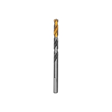 Сверло спиральное по металлу Denzel 6,5 x 93мм, Р6М5, Golden Tip, многогранная заточка