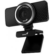 Веб-камера Genius eCam 8000 1920x1080, 30 кадр/с, USB Type-A, микрофон (шумоподавление), универсальное крепление