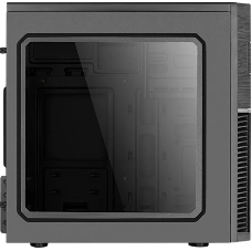Компьютерный корпус Aerocool/Formula Cs-105 Blue (mATX, без БП, 1x USB3.0, 1x USB2.0, 1x 12cm blue LED front fan)