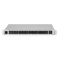 Коммутатор PoE в стойку UniFi Switch 48 PoE USW-48-PoE-EU Ubiquiti 48х 1G RJ45, 4х SFP, раздача 195 Вт, (072146)