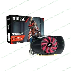 Видеокарта Ninja (Sinotex) R7 350 2Gb GDDR5 128bit VGA DVI HDMI 1FAN RTL