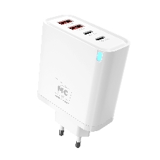 Сетевое зарядное устройство MORE CHOICE NC95 2USB+2Type-C 3.0A PD 65W, белый