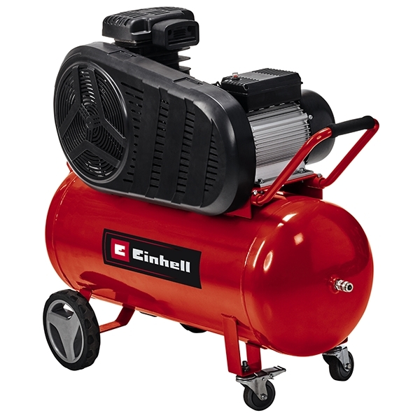 Компрессор поршневой Einhell TE-AC 400/90/10 масляный 230л/мин 90л 3000Вт красный