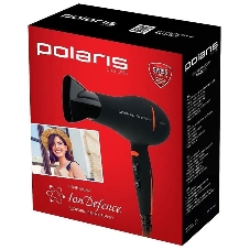 Фен Polaris PHD 2038Ti черный/красный, 2000 Вт, ионизация