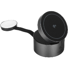 Беспроводное зарядное устройство UGREEN W712 (65148) 3-in-1 Magnetic Qi2 Wireless Charger 15W EU. Цвет: серый космос