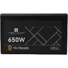 Блок питания Thermalright TR-TB650S 650W 80 PLUS Bronze, (ATX, 3, Non-modular, 1x24(20+4)pin 550мм, 1xCPU*2 8(4+4)pin 600+150мм, 1xPCIe*2 8(6+2)pin 500+150мм, 1xSATA*3+MOLEX4pin*1 400+150+150+150мм, 1xSATA*2+MOLEX4pin*2 400+150+150+150мм, Active, 120x120мм, 150x140x86мм, APFC, )