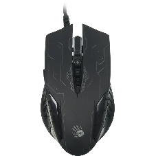 Мышь проводная A4Tech Bloody Q51 черный, 3200 dpi, USB, кнопки - 8