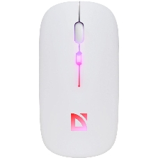 Мышь беспроводная Defender Touch MM-997 белый, 1600 dpi, радиоканал, Bluetooth, USB, кнопки - 4