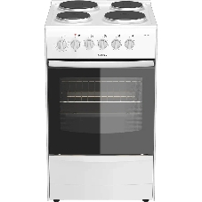 Плита электрическая Darina 1B EM 341 406 W белый/черный, конфорок 4 шт, духовка 50 л, 50 см x 85 см x 56 см