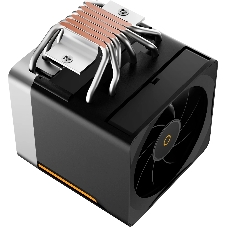 Кулер для процессора CPU Cooler Ocypus Delta A62 EX BK Digital (250W, 4-pin PWM, LED temp., 160mm, Al/Cu, 6x6mm, 2x120mm, 70CFM, 31dBA, 1800RPM, S: 1851/1700/1200/115X, AM5/AM4, black)