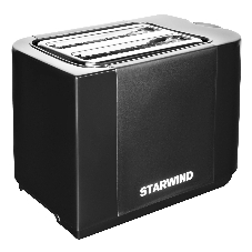 Тостер Starwind ST2103 черный, 700 Вт, 2 слота