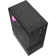 Компьютерный корпус Accord ACC-285-02B черный без БП mATX 1x120мм 1xUSB 2.0 1xUSB 3.0 1xUSB3.1 audio