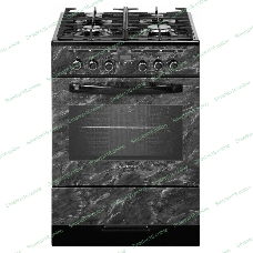 Плита комбинированная Gefest ПГЭ 5302-03 0053 черный, конфорок 4 шт, духовка 55 л, 50 см x 85 см x 58.5 см