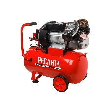 Компрессор поршневой Ресанта КП-50/400М масляный 400л/мин 50л 2500Вт красный/черный