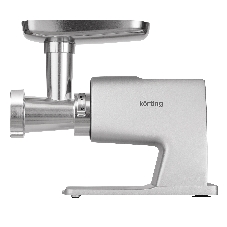 Мясорубка электрическая Korting KMG 0604 X серебристый, 2500 Вт, 3.5 кг/мин, реверс, защита от перегрузки, насадки - 6