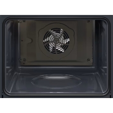 Встраиваемая электрическая духовка ELECTROLUX EOF5F70X с конвекцией, объем 72 л, 8 режимов, очистка каталитическая задняя стенка, 2 стекла в дверце, направляющие проволочные + телескопические (1 уровень)