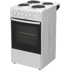 Плита электрическая Darina 1B EM 341 406 W белый/черный, конфорок 4 шт, духовка 50 л, 50 см x 85 см x 56 см