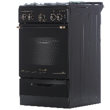 Плита газовая Gefest ПГ 5100-02 0187 черный, конфорок 4 шт, духовка 52 л, 50 см x 85 см x 58.5 см