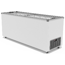 Морозильный ларь FROSTOR GELLAR FG 700 C, белый/серый, 590л, 7 корзин